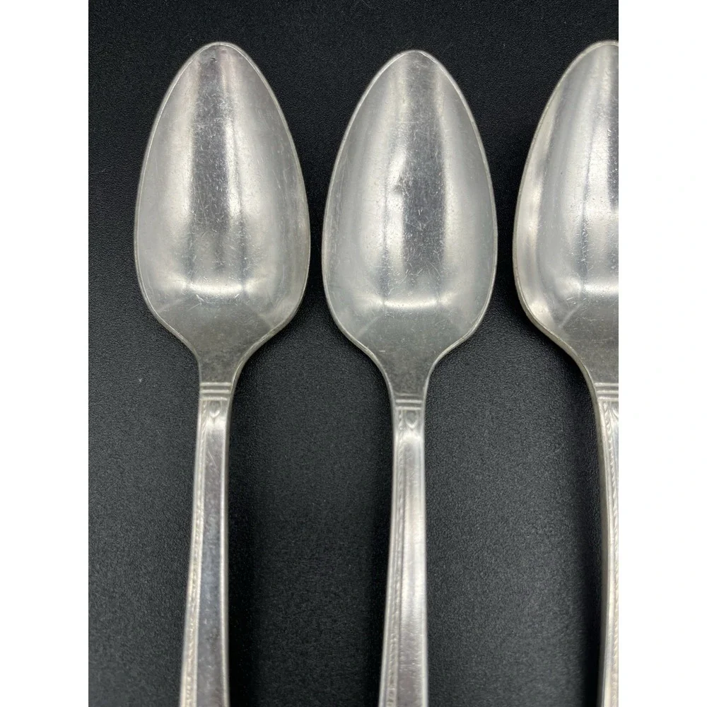 Grenoble Silverplate Teaspoon Set 6 Pieces Circa 1938 Oneida Silver